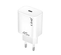Chargeur Secteur USB-C 45W Power Delivery 3.0 Charge Rapide LinQ Blanc
