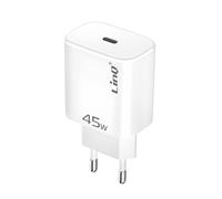 Chargeur Secteur USB-C 45W Power Delivery 3.0 Charge Rapide LinQ Blanc