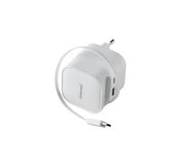 Intenso Chargeur Power Adapter W65ACIC GaN 65 W 1x USB-C blanc pour prise murale