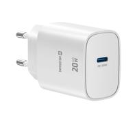 Chargeur Secteur USB-C GaN 20W Power Delivery avec Protection Intégré Blanc