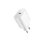 Chargeur Secteur USB-C Power Delivery 20W Charge Rapide et Sécurisée Blanc