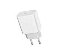 Chargeur Secteur USB-C Power Delivery 20W Charge Rapide Format Compact Blanc