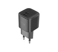 Adaptateur secteur USB-C 20W + USB 18W - Chargeur GaN Swissten Noir Swissten