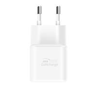 Chargeur Secteur USB C Power Delivery 35W USB Quick Charge 4.0 27W Blanc