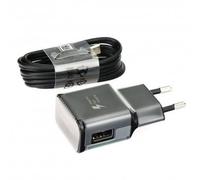 Chargeur secteur USB + cable USB Type-C Noir EP-TA20EBE en vrac - Samsung