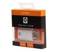 Chargeur secteur USB - D2DIFFUSION - D2 - 1 port - 1A - Blanc