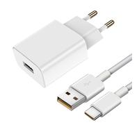 Vivo Chargeur Secteur USB et Câble USB-C Puissance 18W Blanc