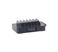 Chargeur secteur USB intelligent 5 ports 8 A + support 6 smartphones