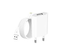 Chargeur Secteur USB pour iPhone 1A 5W avec Câble USB-A vers Lightning 1m Blanc