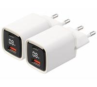 Revolt 2 chargeurs secteur USB / USB-C 33 W avec écran