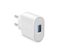 Chargeur secteur USB Type A 10 W Blanc