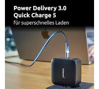 CHARGEUR SECTEUR USB TYPE C 140 W AVEC CORDON 2,0 M