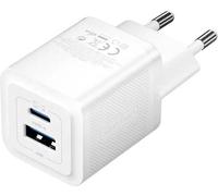 Chargeur secteur, Vention, Feqw0-Eu, Usb-C, Usb- A, 30W/30W , Gan (Blanc)