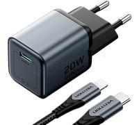 Chargeur secteur Vention GaN 1x USB-C + Cable USB-C 20W (Gris)