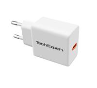 Chargeur Secteur vers USB C Power Delivery 20W Blanc Compatible iphone 15 15 Pro 15 Pro Max