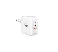 Chargeur secteur WE GaN 2 ports USB-C 1 port USB - 100W - Blanc