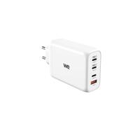 WE Chargeur Secteur GaN 3 Ports USB-C 1 Port USB - 140W - Blanc