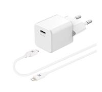 Chargeur secteur Wefix 20 W Blanc + Câble Lightning 1 m