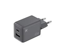 Chargeur secteur Wefix Pro GaN 45 W USB-C et USB-A Gris