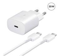 Chargeur secteur - Yuan Yuan - 25W USB-C - Câble USB-C 1m - Blanc - Charge rapide