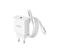 Chargeur Secteur avec Câble USB-C Anti-Torsion Power Delivery 20W Zanaé Blanc