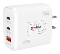Chargeur - SKROSS - 65W Gan US - Charge Rapide - 3 Ports USB - Ultra-Compact