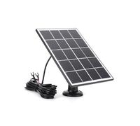 Chargeur Solaire 20 W pour Sonnette Vidéo Ring, Support Réglable à 360, pour Sonnettes 4/3/3 /2, Noir
