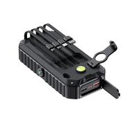 Chargeur Solaire 20000mAh avec Manivelle Intégrée et 4 Câbles Batterie Externe Solaire Power Bank Portable, Torche Strobe SOS pour Camping Randonnée Survie Maison
