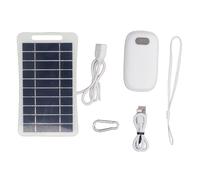Chargeur Solaire 2W 5V avec Chauffe - Mains, Panneau Solaire en Silicium Polycristallin USB, Portable, Léger pour Activités Extérieures - Économie d’Énergie, Multifonction, Confo