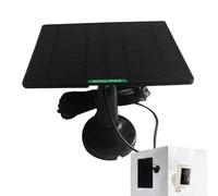 Chargeur Solaire À Sonnette À Anneau, Chargeur De Caméra De Sécurité Solaire, Panneau De Charge De La Caméra, Sortie À Haute Efficacité 50W, Revêtement ETFE Résistant Aux Intempéries, 19,7 × 16,7 × 1