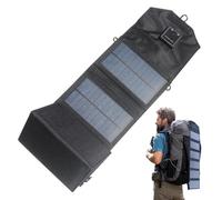 Chargeur Solaire | Chargeur Plaint 120 W - Banque d'Energie Externe Double Port USB pour Voyage Camping Car Randonnée Bateau Plage