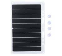 Chargeur solaire, conception ultra-mince en silicium monocristallin, portable et compact, conversion à haut rendement pour les aventures en plein