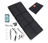 Chargeur solaire de batterie de voiture, chargeur solaire à énergie solaire, chargeur solaire de batterie de générateur de 200 W | 12-24 V automatique pliable étanche flexible entretien extérieur