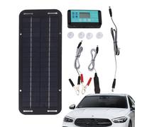 Chargeur solaire de batterie de voiture générique - 20W 12V/24V Responsable de batterie pour énergie solaire portable, kit de recharge de panneau solaire pour tracteur | Moto, motoneige