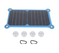 Chargeur solaire d'extérieur, panneau solaire flexible en silicium monocristallin avec poignée pour une charge pratique, convertisseur haute