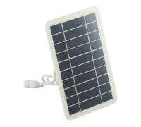 Chargeur solaire étanche IP65 en polysilicium 5 W 5 V pour téléphone portable, camping, randonnée, panneau solaire compact avec port USB