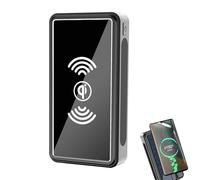 Chargeur Solaire Externe - Batterie Haute Capacité, Énergie Portable | Source D’alimentation De Secours 30 000 MAh Avec Torche LED Multifonctionnelle, Port De Charge Rapide Pour Bivouacs, Exploration