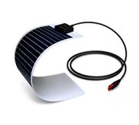Chargeur solaire flexible 20 W MPPT Charge 12 V Batterie de décharge pour remorque