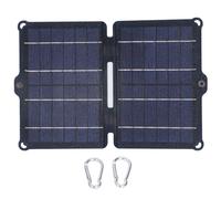 Chargeur solaire monocristallin léger, étanche IP68, pliable, pour téléphone, durabilité accrue, deux ports USB