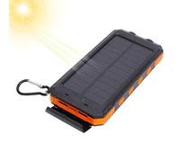 Chargeur Solaire,Petit Chargeur de Téléphone | Dispositif de Charge Rapide avec Lampe Torche 20000mAh pour Voyage et Extérieur