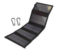 Chargeur solaire pliable 35 W, USB, panneau solaire pliable, imperméable, plaque solaire portable, pour téléphones, ordinateurs, activités de plein air, camping, randonnée, kit de survie