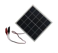 Chargeur solaire polycristallin 4 W 5 V pour projets de bricolage, pour petits systèmes d'éclairage domestique, lampes de jardin, publicités solaires extérieures