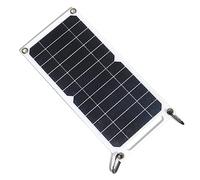 Chargeur solaire portable 10 W Panneau de charge flexible Interface USB pour recharge de batterie Panneaux de charge pour camping