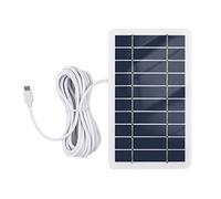 Chargeur solaire portable 2W 5V Charger solaire Panneau solaire pour camping avec -USB Plug pour charger les téléphones mobiles mini-ventilateurs LED Light Home Monitor Camera