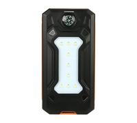 Chargeur solaire portable, 3 vitesses, boussole intégrée, appareil durable avec couvercle de lumière pour sac à dos, aventure, pique-nique en plein air