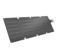 Chargeur solaire portable 36W ports type-C et USB-a norme IP67 RoHS CE-RMC gris