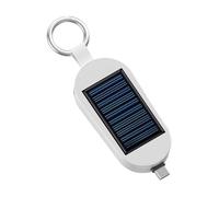Chargeur Solaire Portable - Banque D'alimentation De Type C, Charge De Montre Sans Fil | Banque De Voyage Solaire De 3000mAh, Taille De Porte-clés, Solution De Charge Pratique Pour Les Appareils N'imp