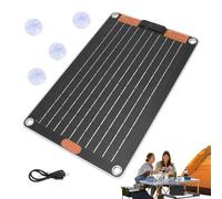 Chargeur Solaire Portable-Hub De Charge USB 5V 2A, Alimentation Solaire Multi-Gadgets | Station De Panneaux à Charge Rapide Lumière, Puissance D'urgence Extérieure Pour Les Excursions En Camping