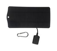 Chargeur solaire portable - Paquet de panneau à haute efficacité, banque d'énergie externe | Smartphone Tablette Alimentation, tapis de charge mobile compact, gadget eco avec paysage randonnée