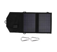 Chargeur solaire portable, taux de conversion de 19 %, silicium monocristallin écologique et pliable pour les voyages et l'alpinisme